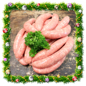 <span style="color: #ffffff;">F</span><br><span style="color: #ff0000;">XMAS Fayre</span><br><span style="color: #000000;">Chipolata Sausages 1Kg</span>