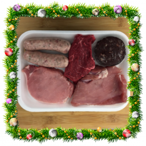 <span style="color: #ffffff;">G</span><br><span style="color: #ff0000;">XMAS Fayre</span><br><span style="color: #000000;">Premium Mixed Grill</span>