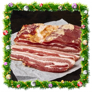 <span style="color: #ffffff;">F</span><br><span style="color: #ff0000;">XMAS Fayre</span><br><span style="color: #000000;">Streaky Bacon</span>